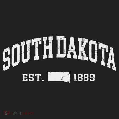 South Dakota Est. 1889 Distressed Worn Design Classic 15oz Campfire Ceramic Mug