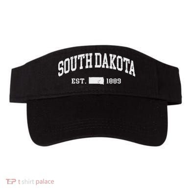 South Dakota Est. 1889 Distressed Worn Design Classic Visor