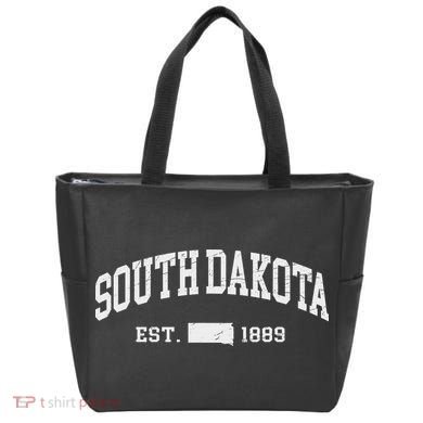 South Dakota Est. 1889 Distressed Worn Design Classic Tote Bag