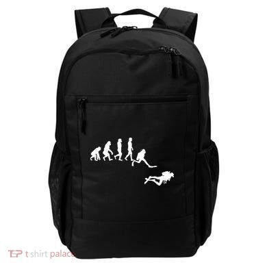 Scuba Dive Evolution Diving Diver Ocean Lover Gift Backpack