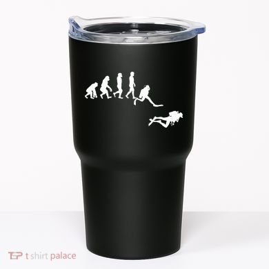 Scuba Dive Evolution Diving Diver Ocean Lover Gift Tumbler