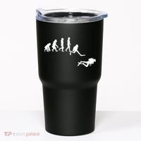Scuba Dive Evolution Diving Diver Ocean Lover Gift Tumbler thumb 0