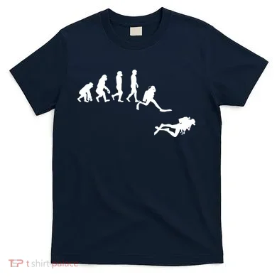Scuba Dive Evolution Diving Diver Ocean Lover Gift T-Shirt