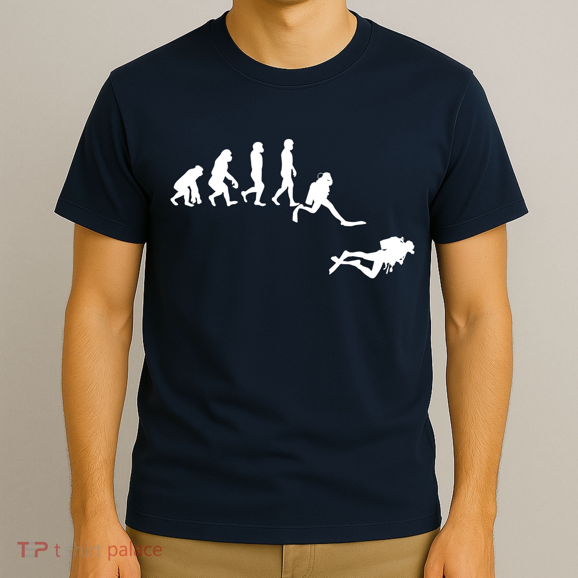 Scuba Dive Evolution Diving Diver Ocean Lover Gift T-Shirt