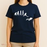 Scuba Dive Evolution Diving Diver Ocean Lover Gift T-Shirt thumb 4