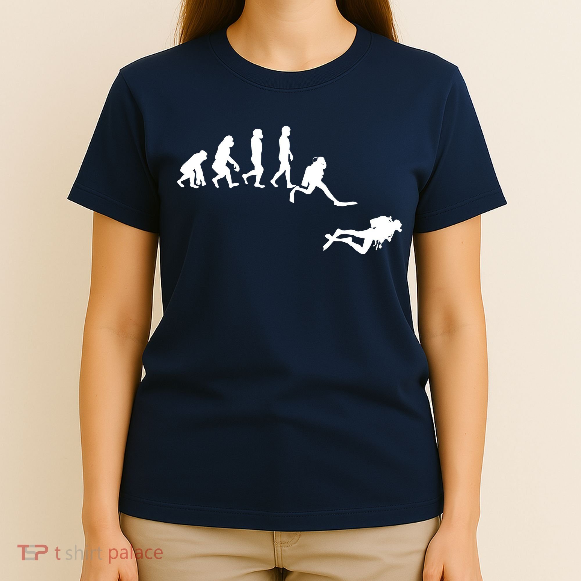 Scuba Dive Evolution Diving Diver Ocean Lover Gift T-Shirt