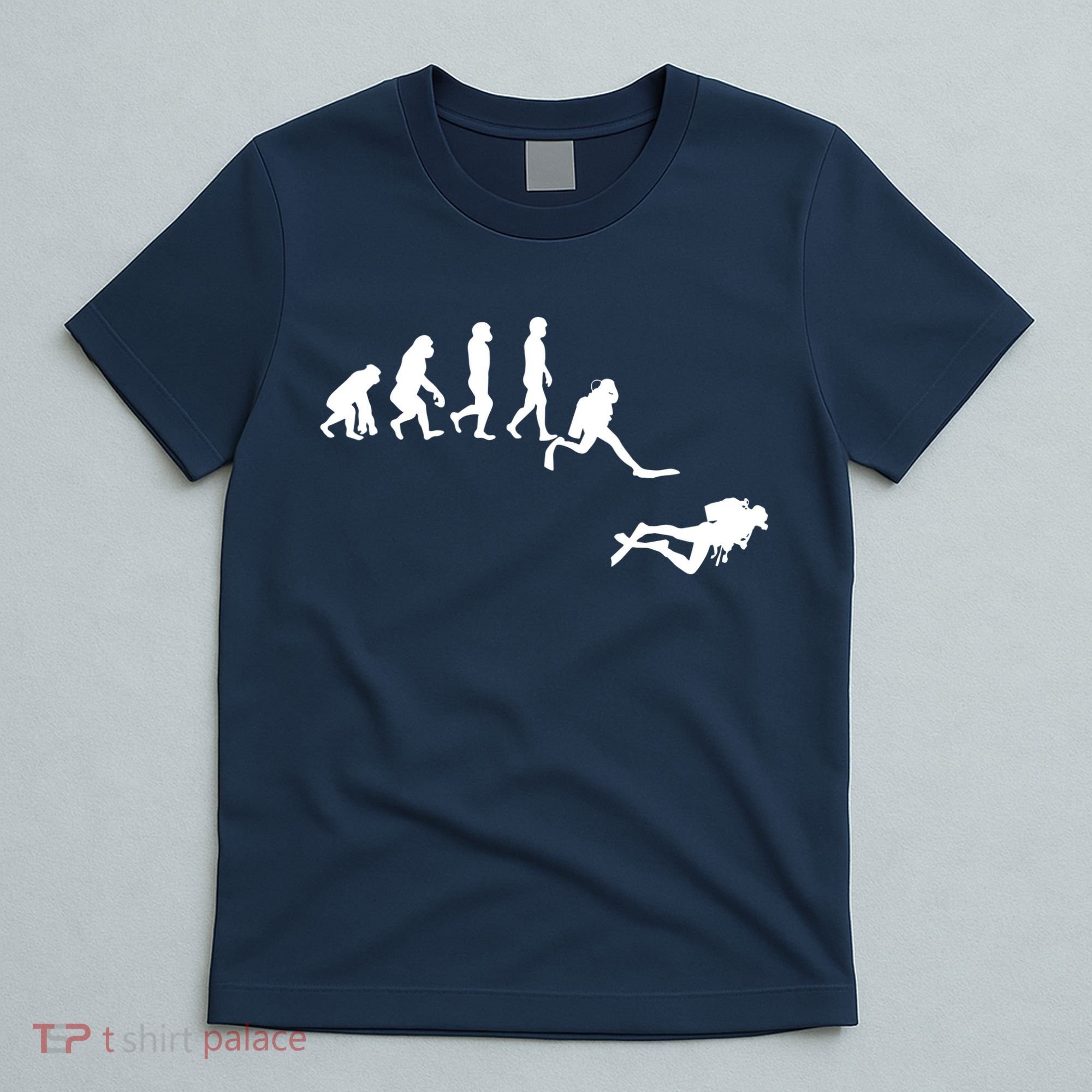Scuba Dive Evolution Diving Diver Ocean Lover Gift T-Shirt