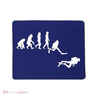 Scuba Dive Evolution Diving Diver Ocean Lover Gift Mousepad