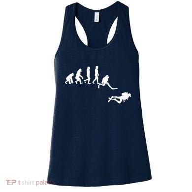 Scuba Dive Evolution Diving Diver Ocean Lover Gift Women's Tank Top
