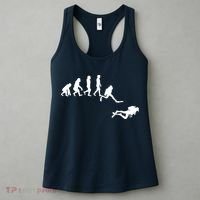 Scuba Dive Evolution Diving Diver Ocean Lover Gift Women's Tank Top thumb 3
