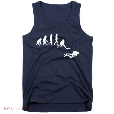 Scuba Dive Evolution Diving Diver Ocean Lover Gift Tank Top