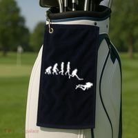 Scuba Dive Evolution Diving Diver Ocean Lover Gift Golf Towel thumb 2