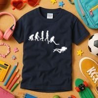 Scuba Dive Evolution Diving Diver Ocean Lover Gift Kids T-Shirt thumb 3