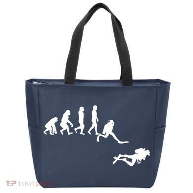 Scuba Dive Evolution Diving Diver Ocean Lover Gift Tote Bag