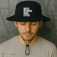 Step Dad Fathers Day Gift Best Bonus Dad Ever Gift Bucket Hat thumb 2
