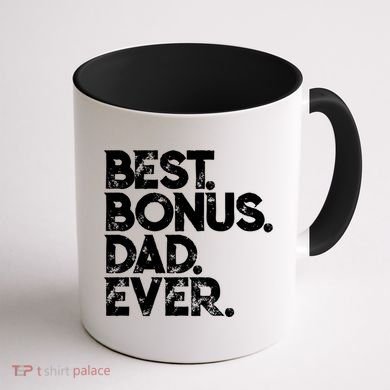 Step Dad Fathers Day Gift Best Bonus Dad Ever Gift Coffee Mug back