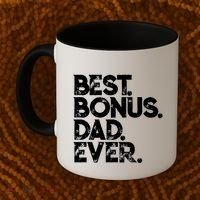 Step Dad Fathers Day Gift Best Bonus Dad Ever Gift Coffee Mug thumb 2