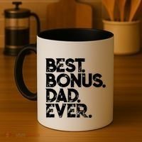 Step Dad Fathers Day Gift Best Bonus Dad Ever Gift Coffee Mug thumb 4