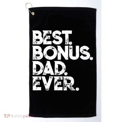 Step Dad Fathers Day Gift Best Bonus Dad Ever Gift Golf Towel