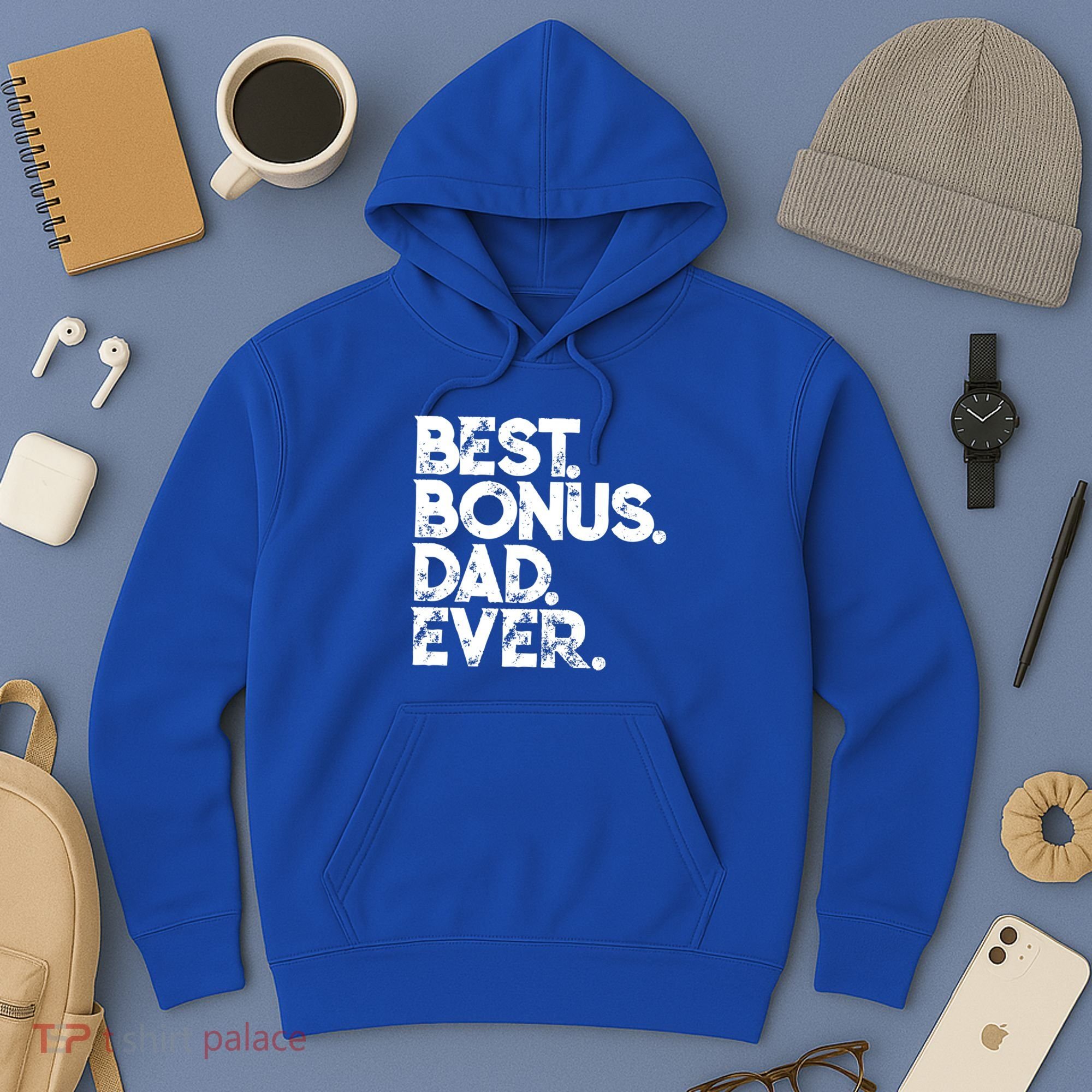 Step Dad Fathers Day Gift Best Bonus Dad Ever Gift Hoodie