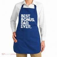 Step Dad Fathers Day Gift Best Bonus Dad Ever Gift Apron thumb 2