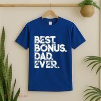 Step Dad Fathers Day Gift Best Bonus Dad Ever Gift T-Shirt thumb 2