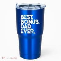Step Dad Fathers Day Gift Best Bonus Dad Ever Gift Tumbler thumb 0