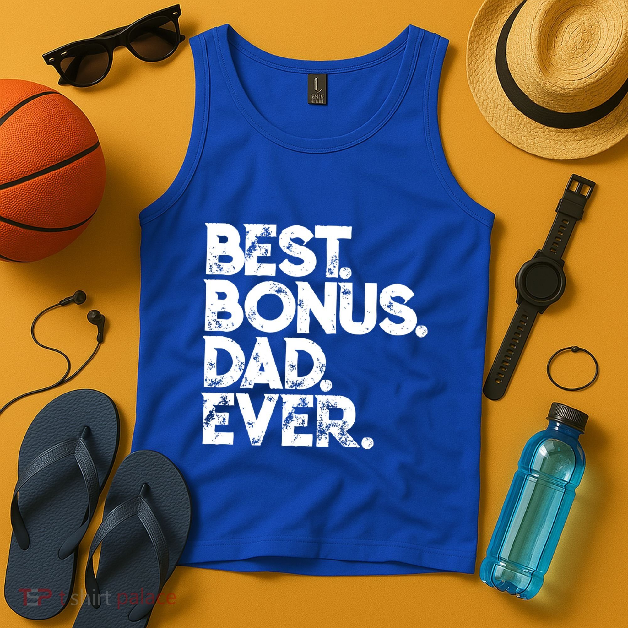 Step Dad Fathers Day Gift Best Bonus Dad Ever Gift Tank Top