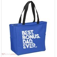 Step Dad Fathers Day Gift Best Bonus Dad Ever Gift Tote Bag thumb 2