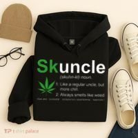 Skuncle Definition Funny Weed Pot Cannabis Marijuana Uncle Hoodie thumb 4