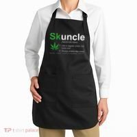 Skuncle Definition Funny Weed Pot Cannabis Marijuana Uncle Apron thumb 2