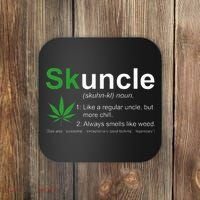 Skuncle Definition Funny Weed Pot Cannabis Marijuana Uncle Coaster thumb 0