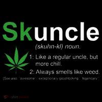 Skuncle Definition Funny Weed Pot Cannabis Marijuana Uncle Mousepad thumb 1
