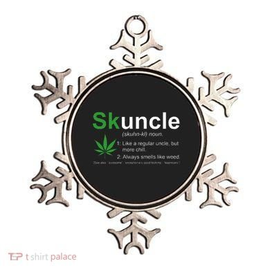 Skuncle Definition Funny Weed Pot Cannabis Marijuana Uncle Ornament