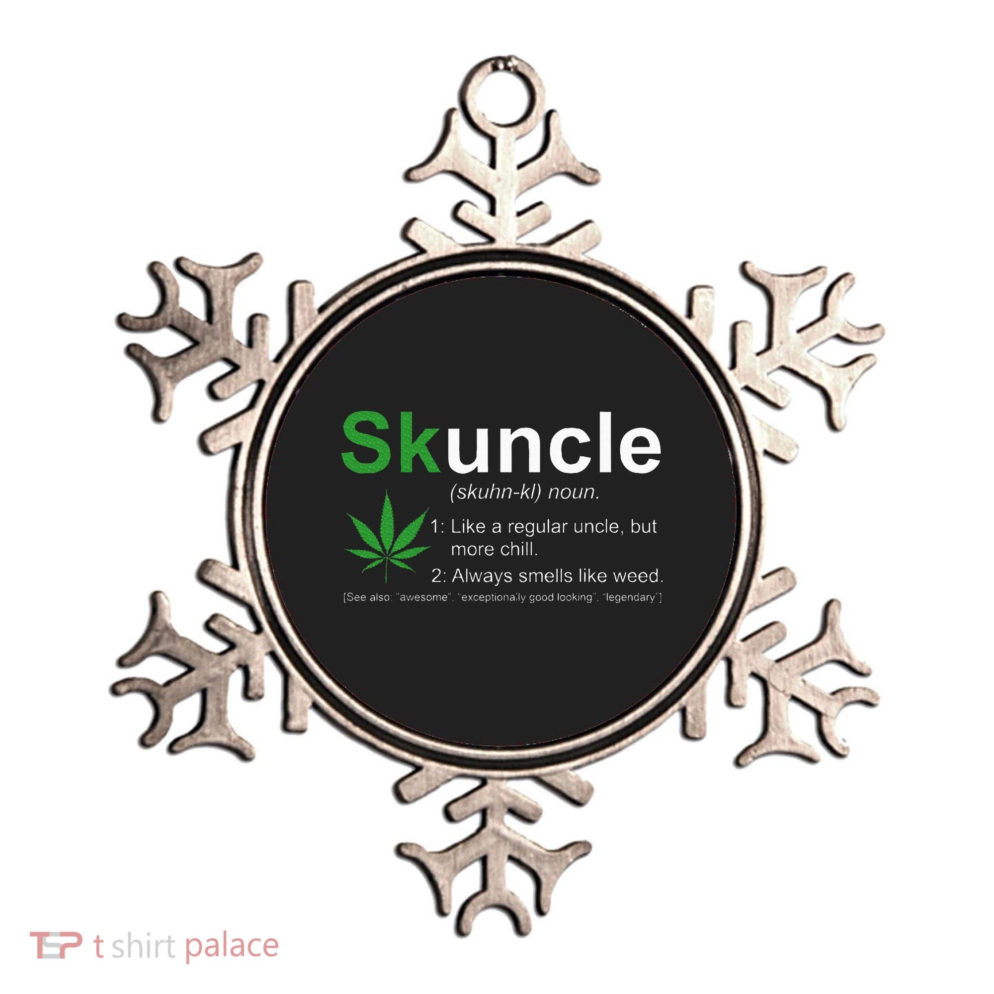 Skuncle Definition Funny Weed Pot Cannabis Marijuana Uncle Ornament