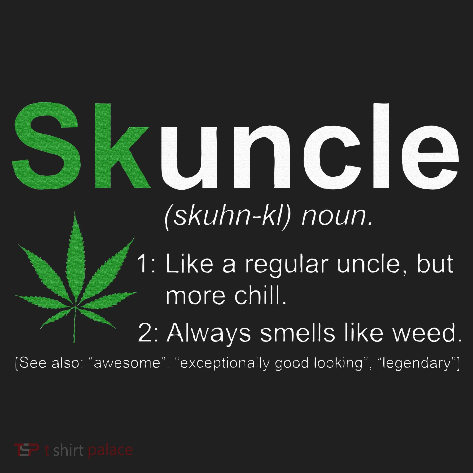 Skuncle Definition Funny Weed Pot Cannabis Marijuana Uncle Hat