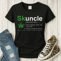 Skuncle Definition Funny Weed Pot Cannabis Marijuana Uncle Women's T-Shirt thumb 3