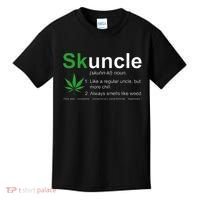 Skuncle Definition Funny Weed Pot Cannabis Marijuana Uncle Kids T-Shirt thumb 0