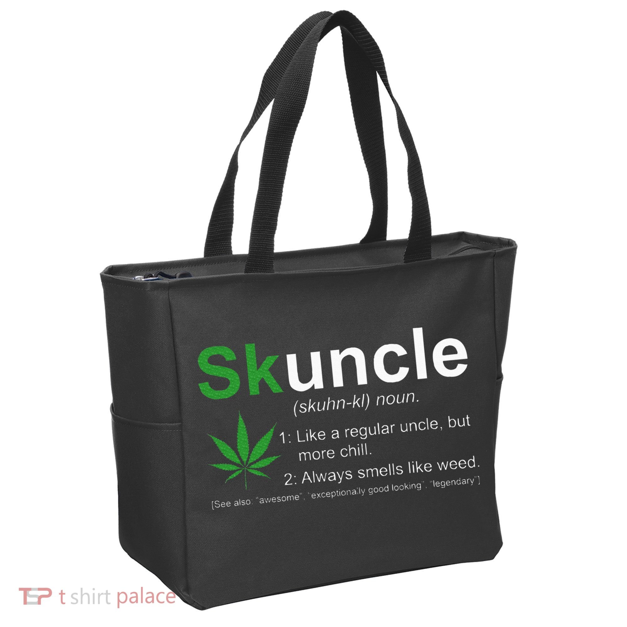 Skuncle Definition Funny Weed Pot Cannabis Marijuana Uncle Tote Bag