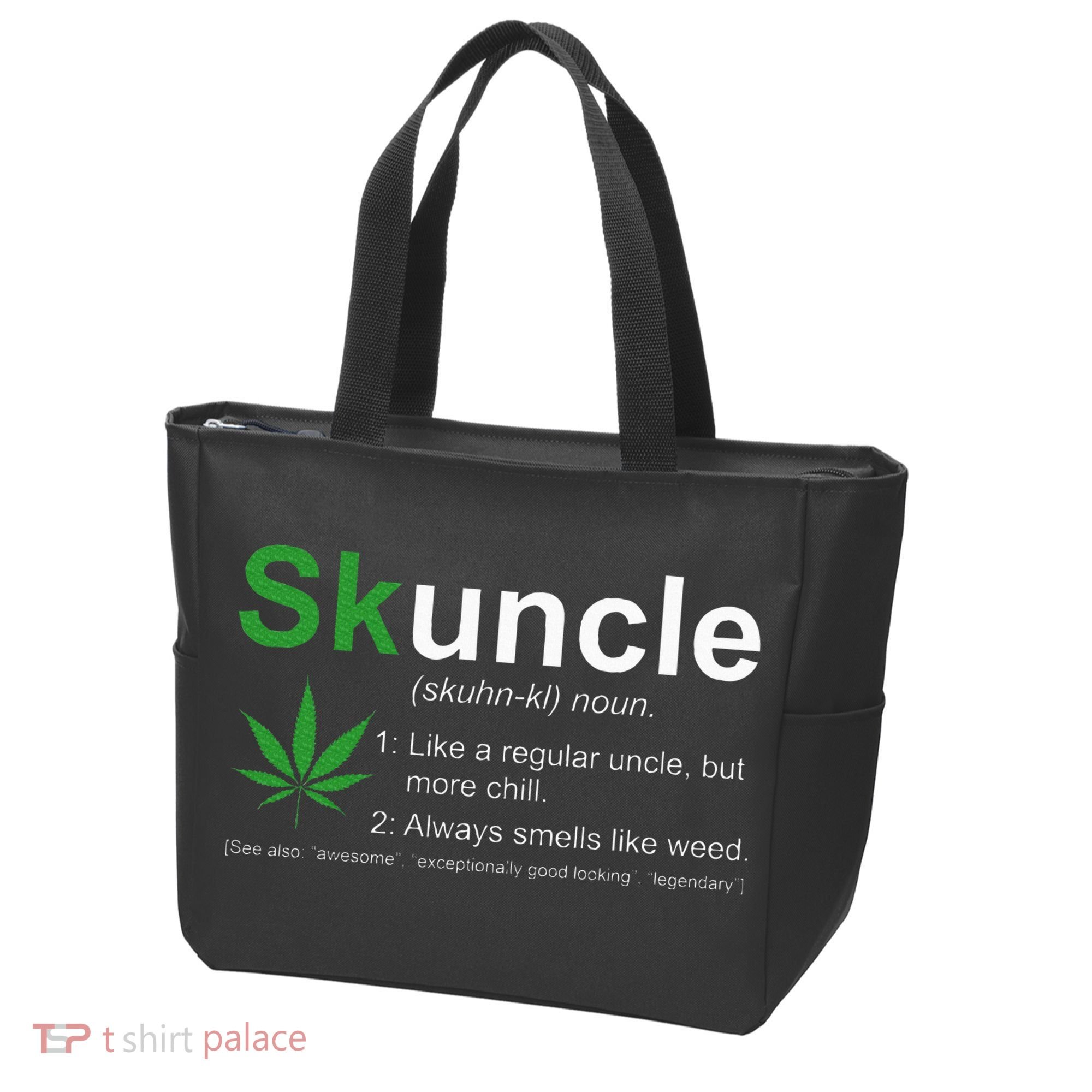 Skuncle Definition Funny Weed Pot Cannabis Marijuana Uncle Tote Bag