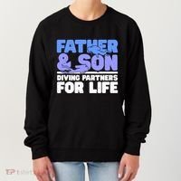 Scuba Diving Father And Son Diving Partners For Life Gift Women's Sweatshirt thumb 0