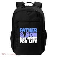 Scuba Diving Father And Son Diving Partners For Life Gift Backpack thumb 0