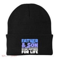 Scuba Diving Father And Son Diving Partners For Life Gift Beanie thumb 0
