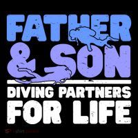 Scuba Diving Father And Son Diving Partners For Life Gift Women's Hoodie thumb 2