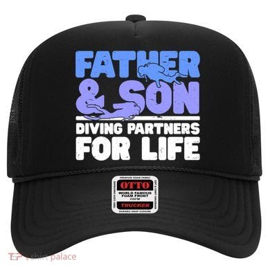 Scuba Diving Father And Son Diving Partners For Life Gift Hat
