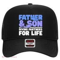 Scuba Diving Father And Son Diving Partners For Life Gift Hat thumb 0