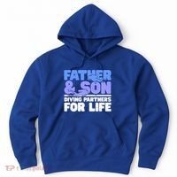 Scuba Diving Father And Son Diving Partners For Life Gift Hoodie thumb 0
