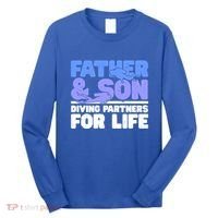 Scuba Diving Father And Son Diving Partners For Life Gift Long Sleeve Shirt thumb 0