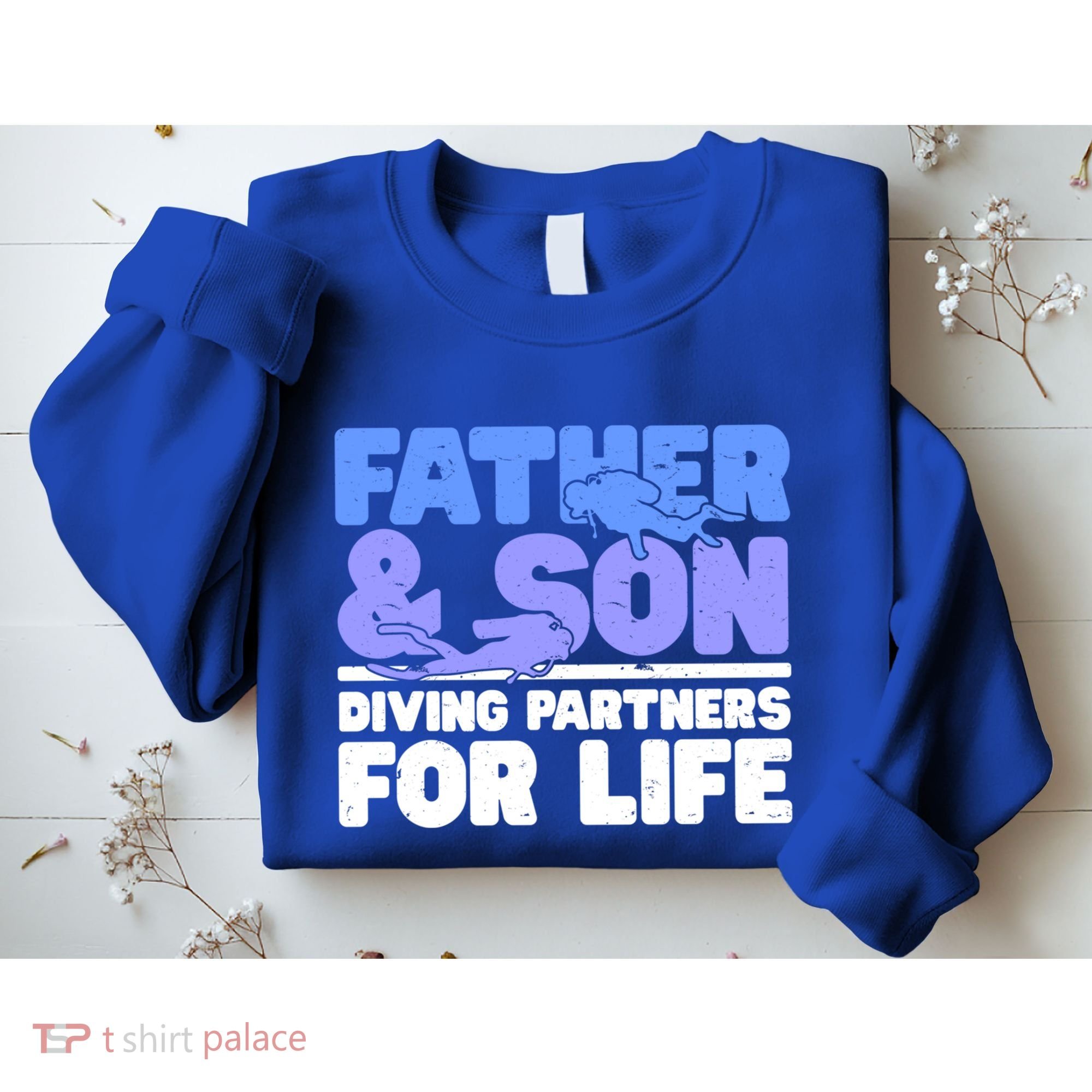 Scuba Diving Father And Son Diving Partners For Life Gift Sweatshirt
