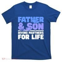 Scuba Diving Father And Son Diving Partners For Life Gift T-Shirt thumb 0